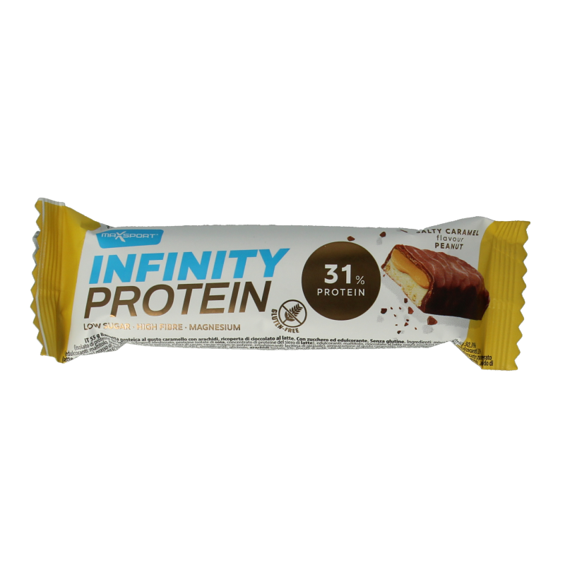 Max Sport Protein infinity reep salty caramel-peanut 55 Gram