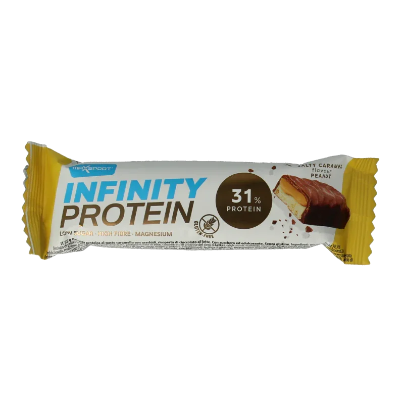 Max Sport Protein infinity reep salty caramel-peanut 55 Gram