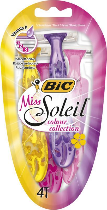 BIC Miss soleil color collection scheermesjes 4 Stuks
