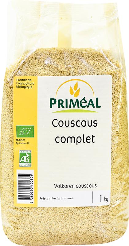 Primeal Couscous volkoren bio 1 Kilogram