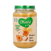 Olvarit Abrikoos appel banaan 8M59 200 Gram