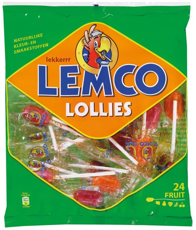 Lemco Vruchten lollies 240 Gram