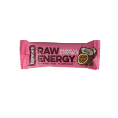 Bombus Raw energy bar maracuja & coconut 50.00 Gram