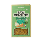 Lifefood Life crackers zuurkool boekweit raw bio 90 Gram