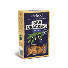 Lifefood Life crackers olijf raw bio 90 Gram