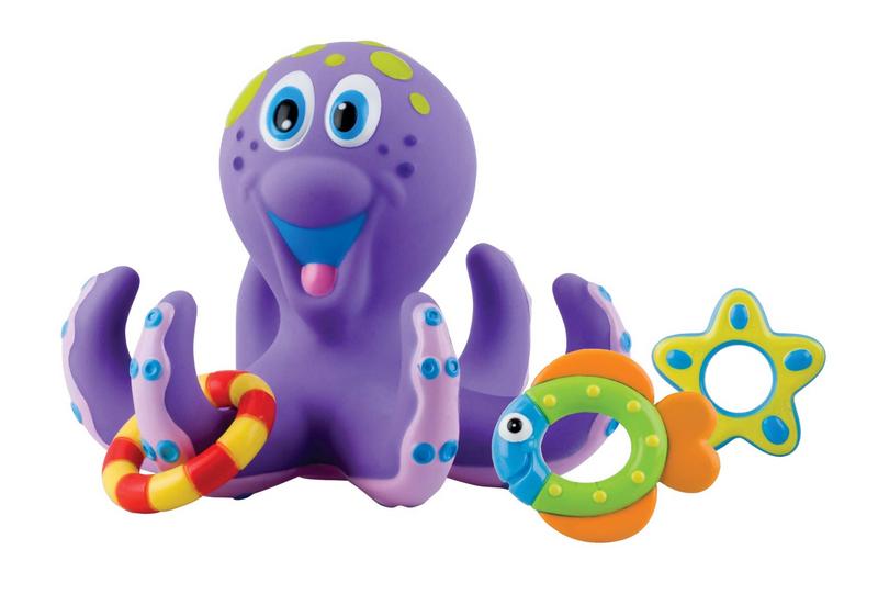 Nuby Badspeeltje inktvis 1 Stuks