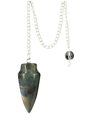 Ruben Robijn Pendel druppel labradoriet 1 Stuks