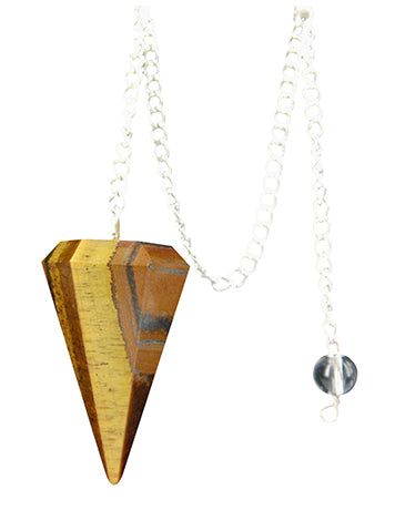 Ruben Robijn Pendel facet tijgeroog 1 Stuks