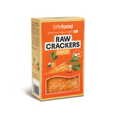 Lifefood Life crackers wortel raw bio 80 Gram