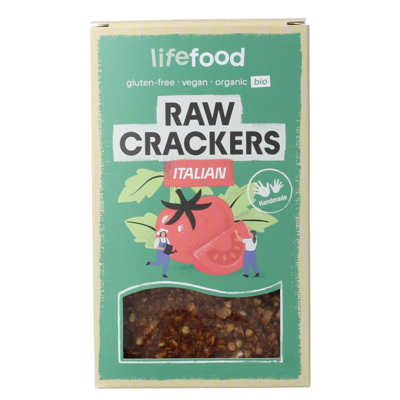 Lifefood Life crackers Italiaans raw bio 90 Gram