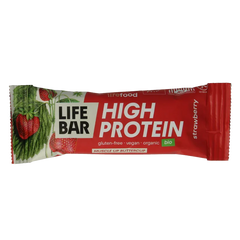 Lifefood Lifebar proteine aardbei bio 40 Gram