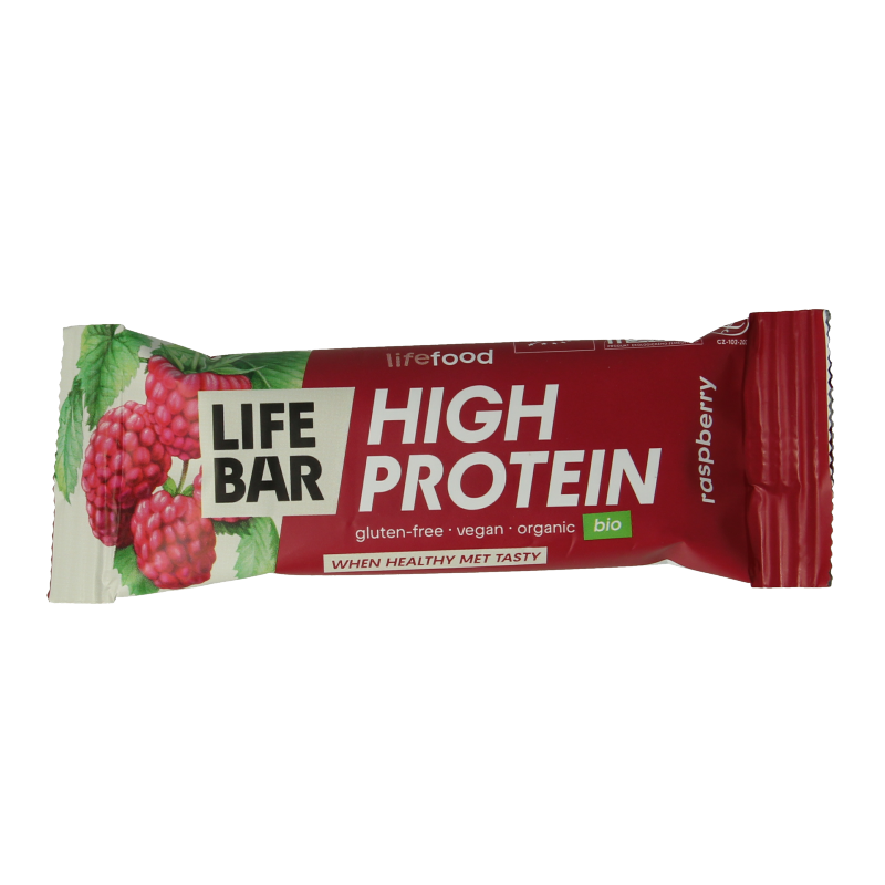 Lifefood Lifebar proteine framboos bio 40 Gram