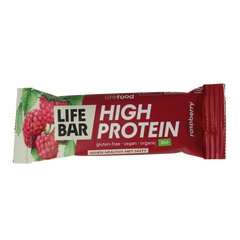 Lifefood Lifebar proteine framboos bio 40.00 Gram