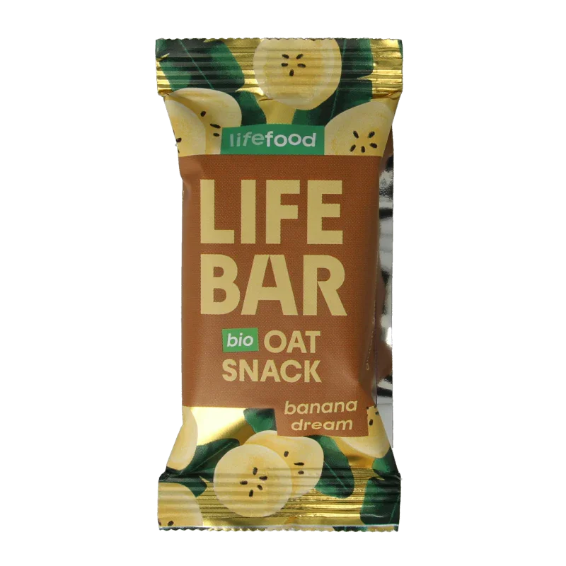 Lifefood Lifebar oatsnack banana dream bio 40 Gram