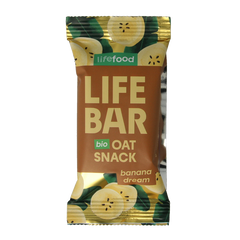Lifefood Lifebar oatsnack banana dream bio 40 Gram