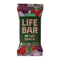 Lifefood Lifebar oatsnack berry fusion bio 40 Gram