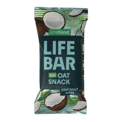 Lifefood Lifebar oatsnack kokos bliss bio 40 Gram