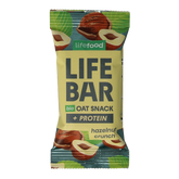 Lifefood Lifebar oatsnack proteine hazelnoot crunch bio 40.00 Gram