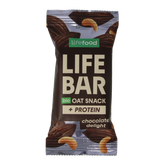 Lifefood Lifebar oatsnack proteine chocolate delight bio 40.00 Gram