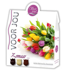 Voor Jou! Cadeau doos trendy bloemen zomaar 100 Gram