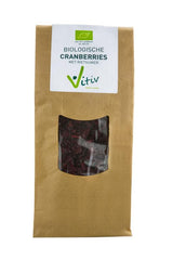 Vitiv Cranberries rietsuiker bio 500.00 Gram
