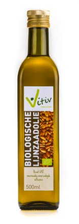 Vitiv Lijnzaadolie bio 500.00 Milliliter