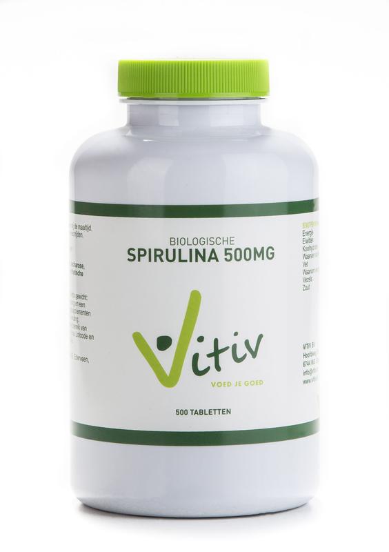 Vitiv Spirulina 500mg bio 500.00 Tabletten