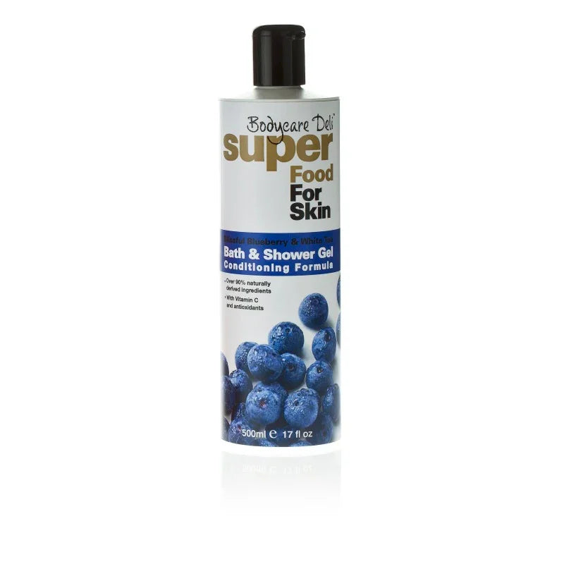 Bodycare Deli Bad & douchegel blueberry & white tea 500 Milliliter