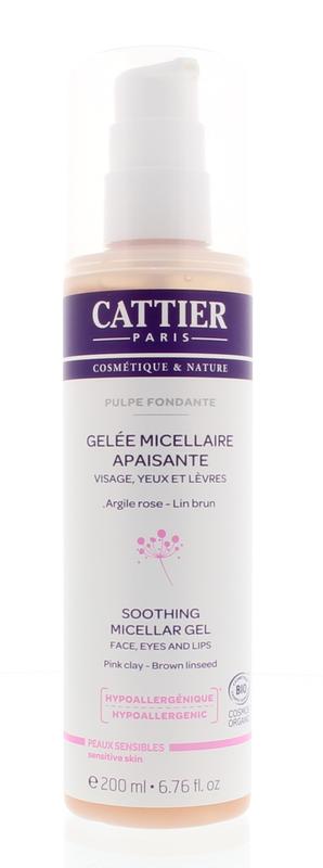 Cattier Verzachtende micellair gel gevoelige huid 200.00 Milliliter