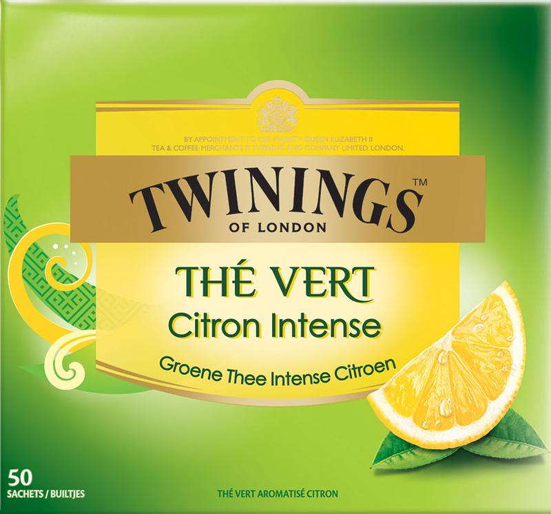 Twinings Green lemon envelop 50 Zakjes