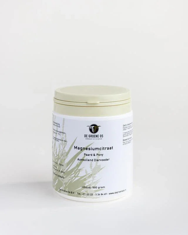 Groene Os Magnesiumcitraat paard/pony 500 Gram