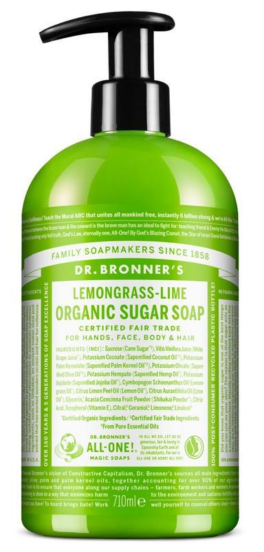 Dr Bronners Shikakai zeep citrus limoen 710 Milliliter