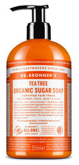 Dr Bronners Shikakai zeep tea tree 355 Milliliter