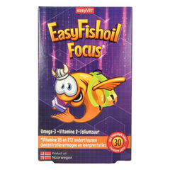 EasyVit Easyfishoil focus 30.00 Gummies
