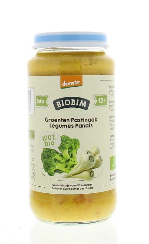 Biobim Groenten pastinaak 10 maanden demeter bio 250.00 Gram