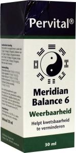 Pervital Meridian balance 6 weerbaarheid 30.00 Milliliter