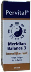 Pervital Meridian balance 3 innerlijke rust 30 Milliliter