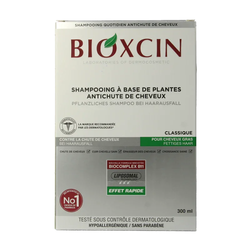 Bioxcin Shampoo vet haar 300 Milliliter