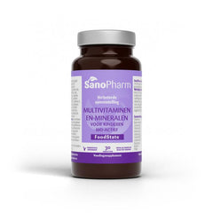 SanoPharm Kindermultivitaminen en mineralen foodstate 30 Tabletten