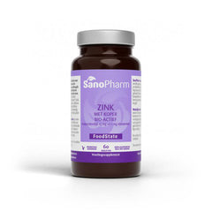 SanoPharm Zink 15mg & koper 1mg 60 Tabletten