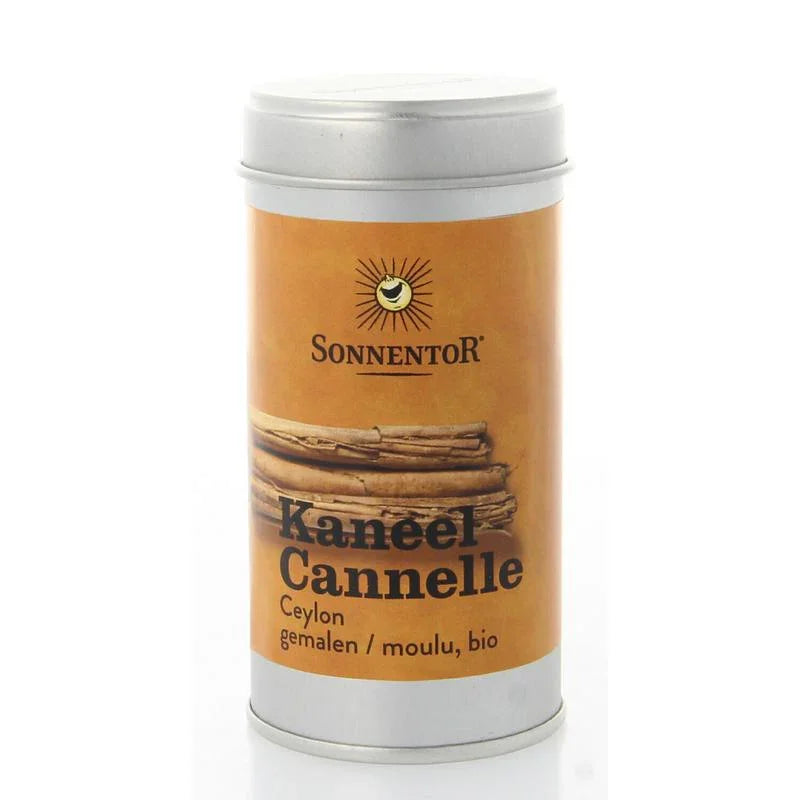 Sonnentor Kaneel gemalen metalen bus bio 40 Gram