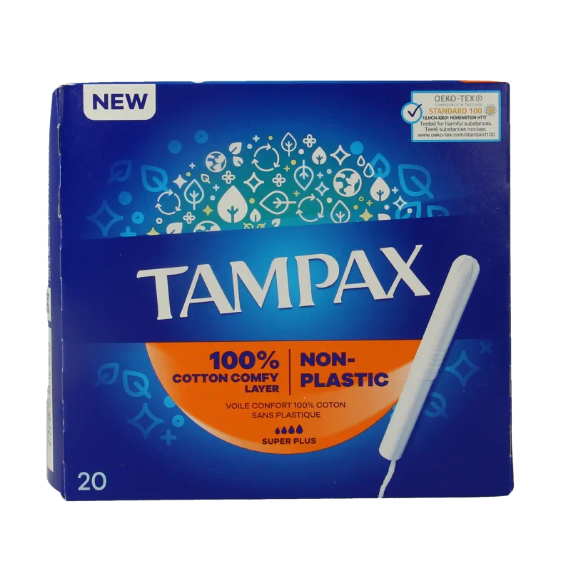 Tampax Tampons super plus 20.00 Stuks