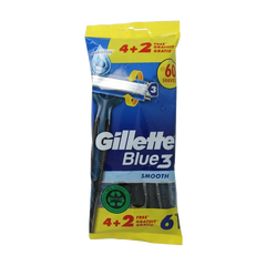 Gillette Blue 3 wegwerpmesjes 6 Stuks