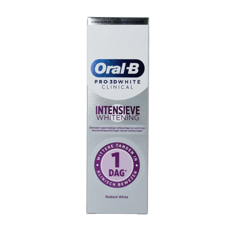 Oral B Tandpasta 3D white clinical radiant 75 Milliliter