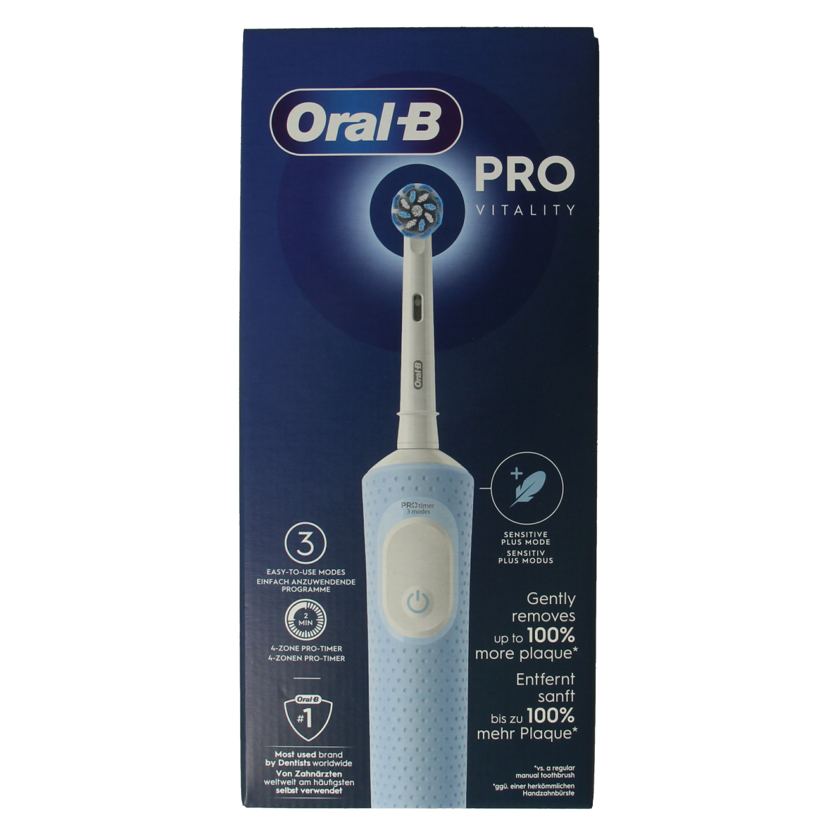 Oral B Vitality pro blue 1.00 Stuks