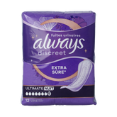 Always Discreet verband ultimate night 12 Stuks