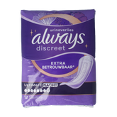 Always Discreet verband ultimate night 12 Stuks