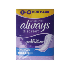 Always Discreet long+ 16 Stuks