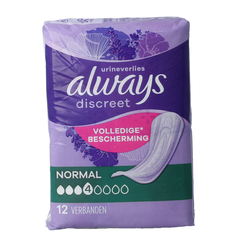 Always Discreet verband normaal 12.00 Stuks