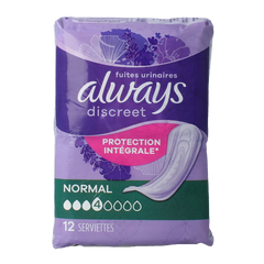 Always Discreet verband normaal 12 Stuks